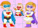 Jugar Super hero family jigsaw now