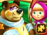 Jugar Masha and the bear jigsaw now