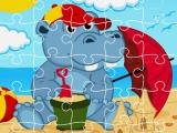 Jugar Hippo jigsaw now