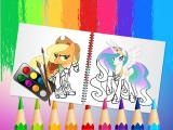 Jugar Sweet pony coloring book now