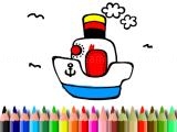 Jugar Bts boat coloring now