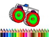 Jugar Bts monster truck coloring now